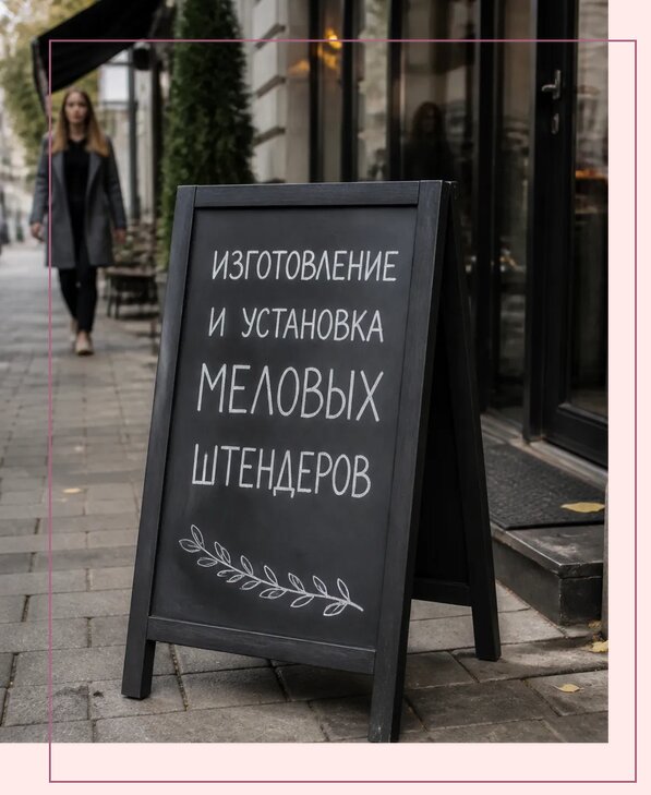 Меловые штендеры в Ухте по цене от 6581 р. | Аванза-Хта